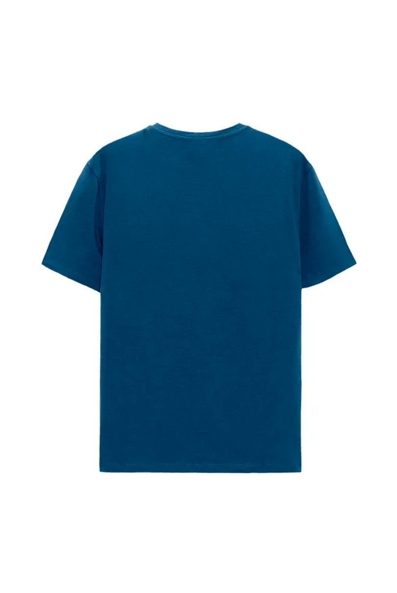 CAMISETA TEXEL REGULAR FIT AZUL ÍNDIGO