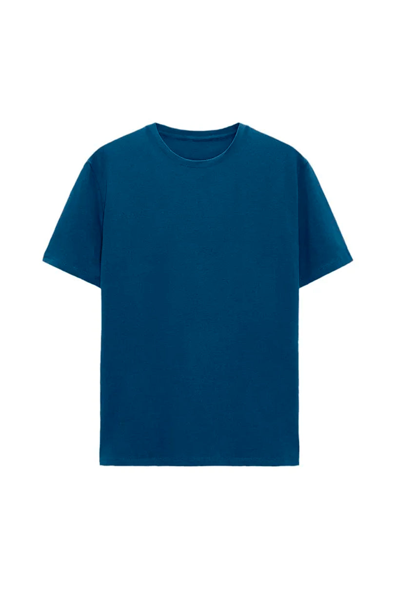 CAMISETA TEXEL REGULAR FIT AZUL ÍNDIGO