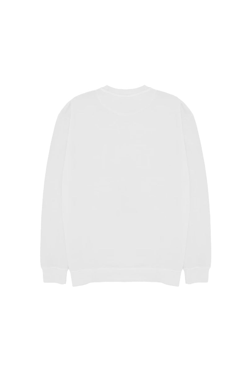 SUDADERA SIN CAPUCHA HUDSON EFECTO DESGASTADO GRIS CLARO