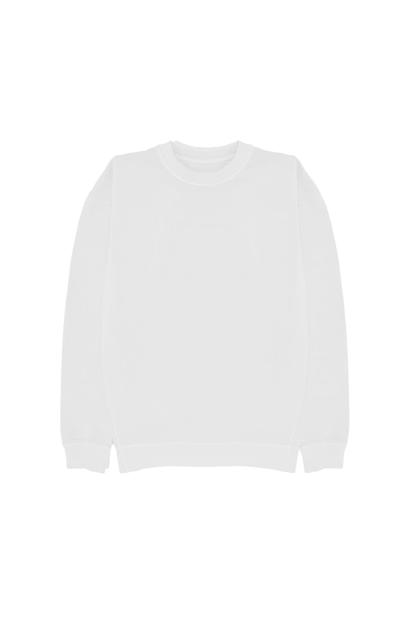 SUDADERA SIN CAPUCHA HUDSON EFECTO DESGASTADO GRIS CLARO