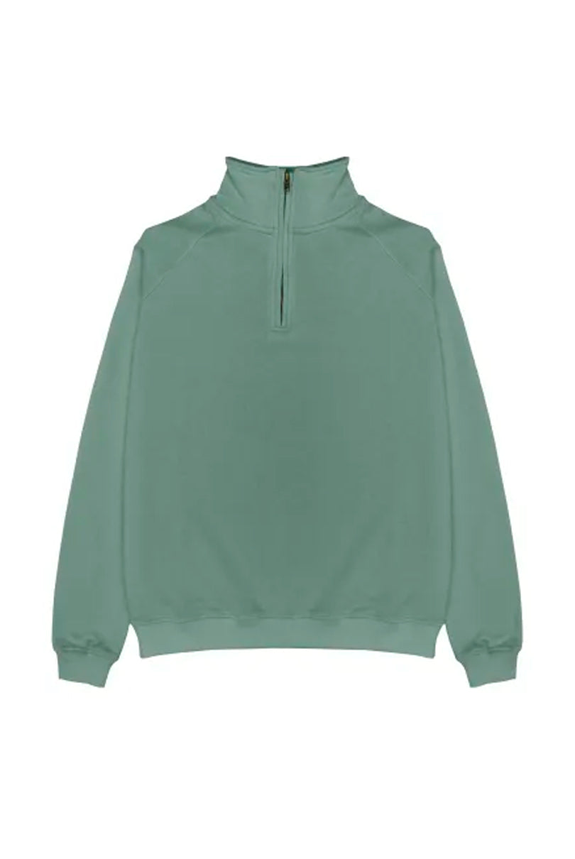 SUDADERA HALF ZIP PENICHE VERDE