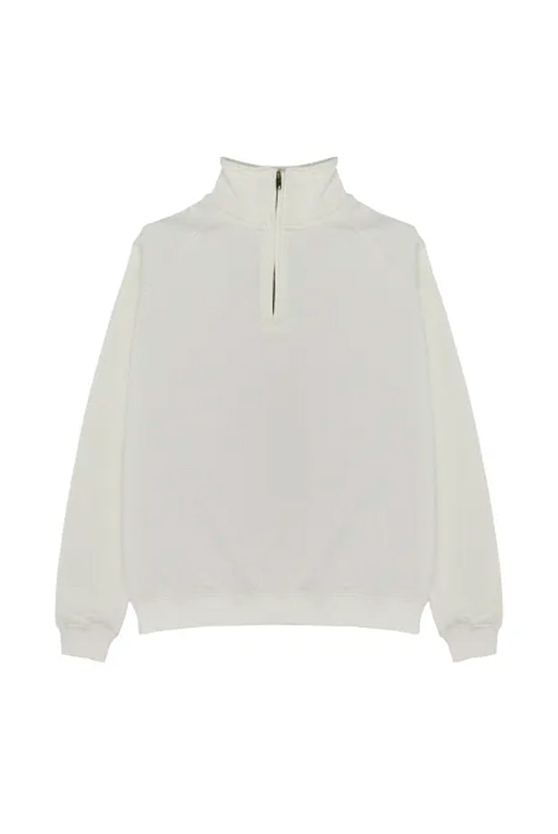 SUDADERA HALF ZIP PENICHE BLANCO ROTO