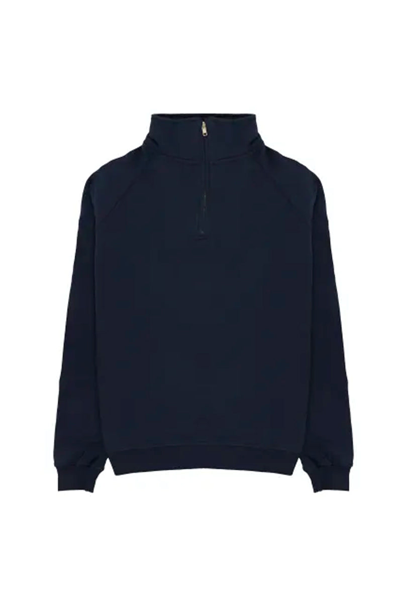 SUDADERA HALF ZIP PENICHE AZUL MARINO