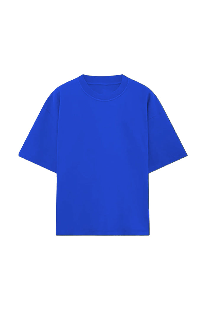 CAMISETA SAREK OVERSIZED AZUL ELÉCTRICO