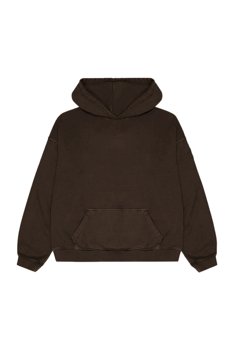 SUDADERA HUDSON EFECTO DESGASTADO MARRÓN