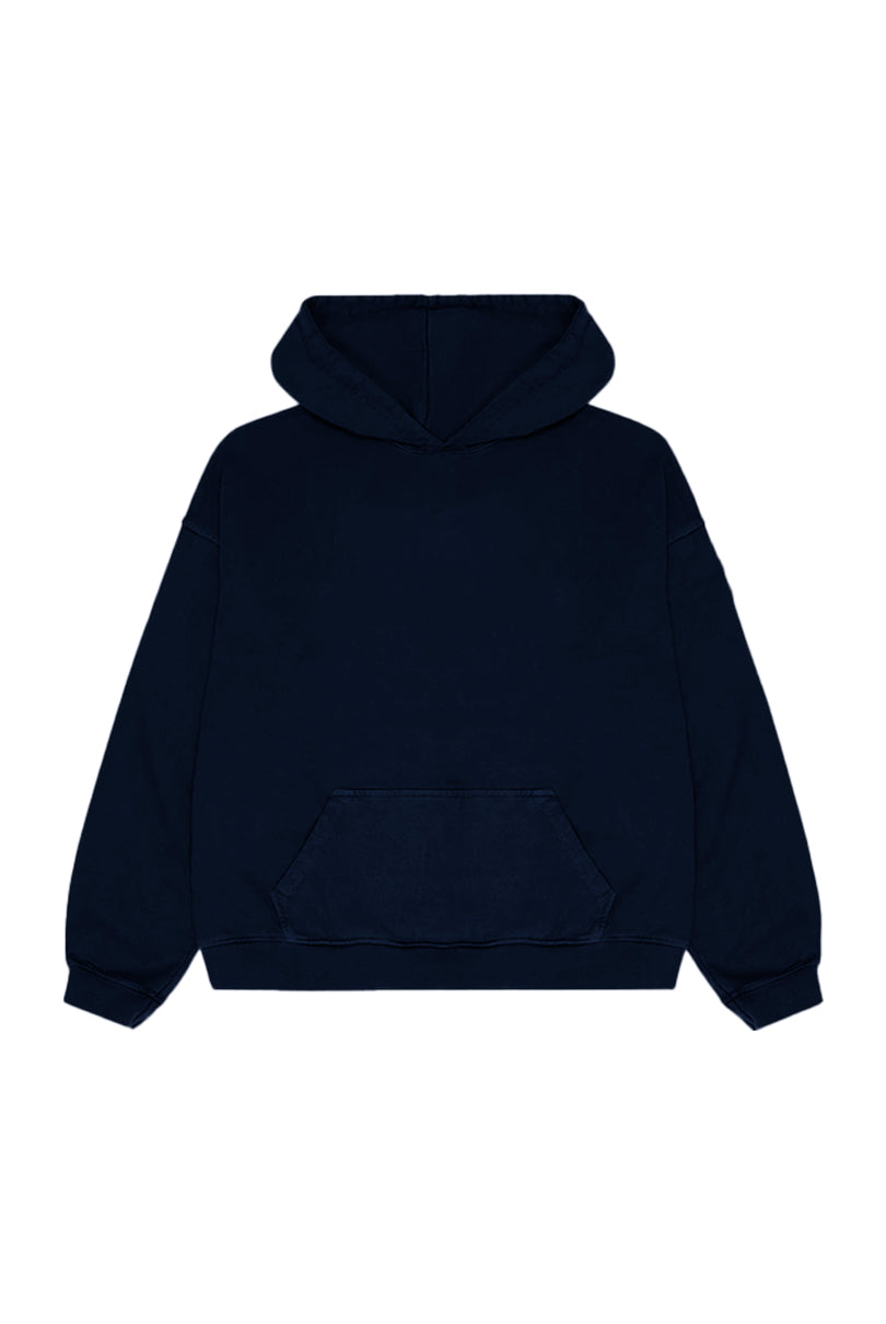 SUDADERA HUDSON EFECTO DESGASTADO AZUL MARINO