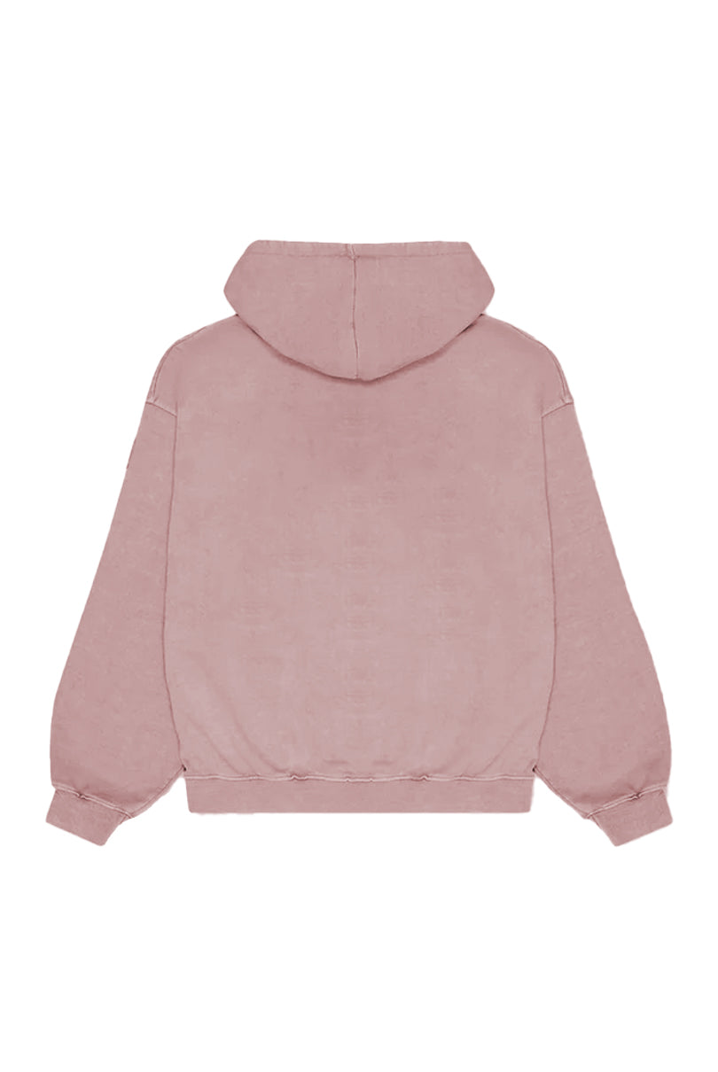 SUDADERA HUDSON EFECTO DESGASTADO ROSA